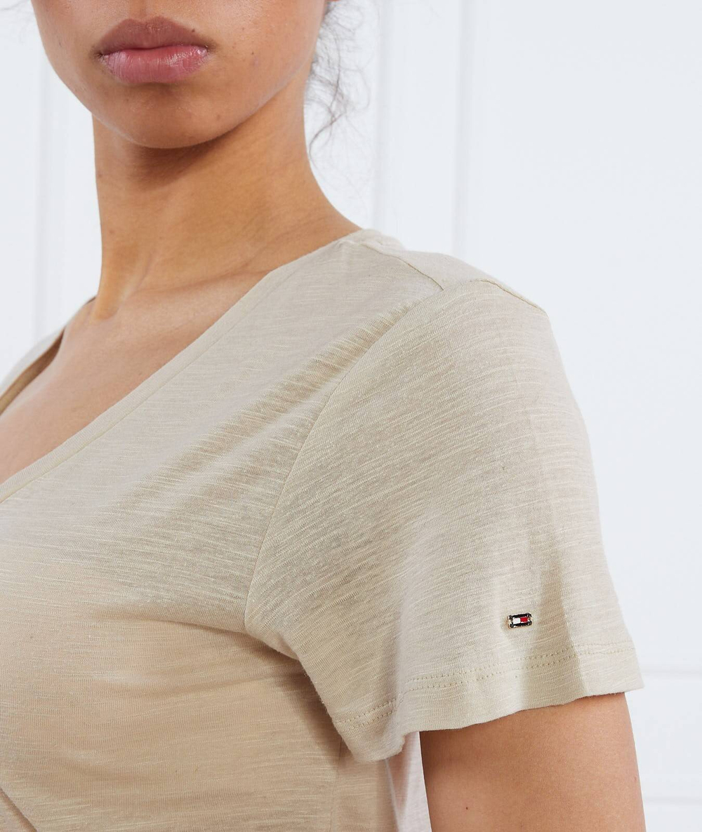 Футболка Tommy Hilfiger - бежевый(WW0WW37862)