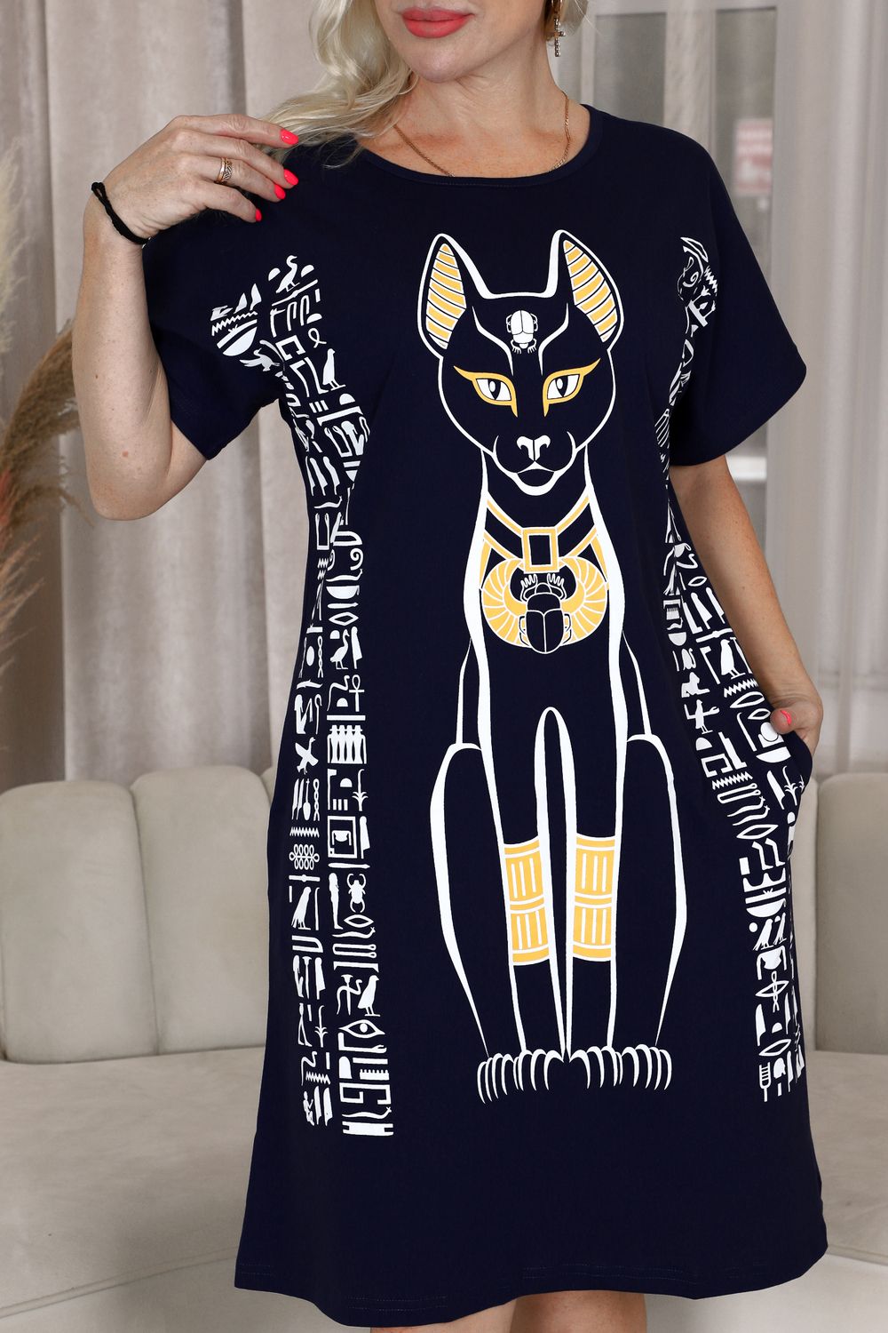 Туника 46529 Кошки Натали (Акция)