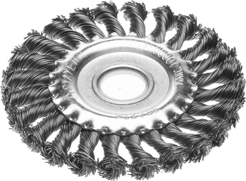 STAYER ″PROFESSIONAL″. Щетка дисковая для УШМ, жгутированная стальная проволока 0,5мм, 125ммх22мм