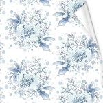 Бумага упаковочная 50х70 см «Зимние искры» (1 лист)