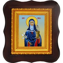 Святая Камилла. Икона на холсте.
