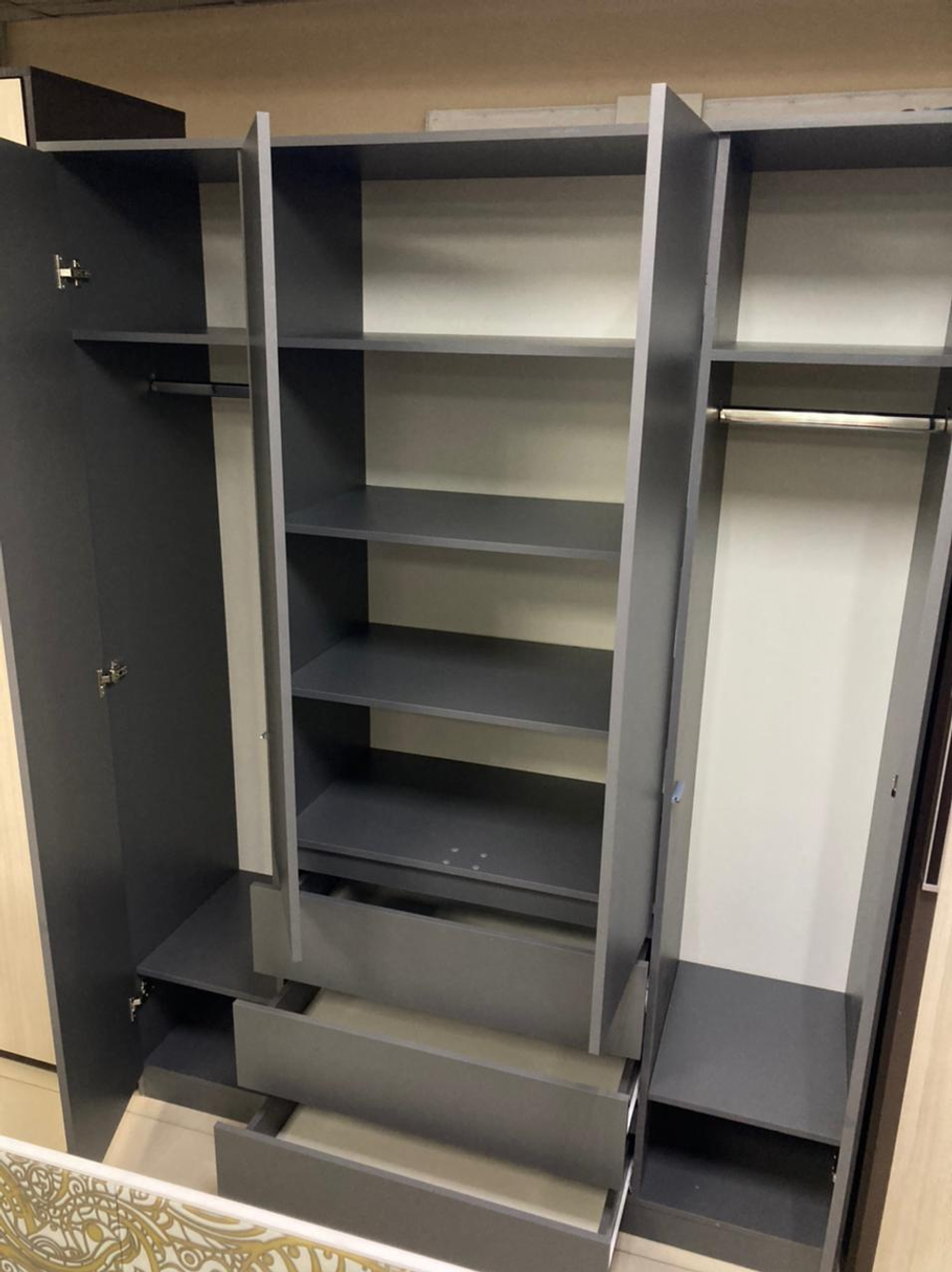 Шкаф Мори МШ 1600.1 Графит