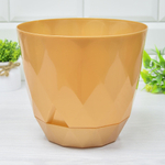 Горшок цветочный SUNRISE 4,5л D220мм (золотой)
