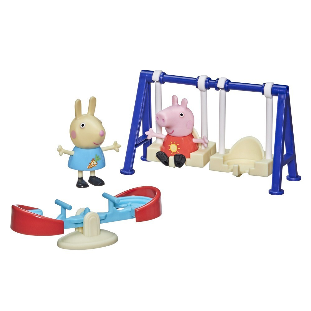 Hasbro Свинка Пеппа - Набор игровой площадки + 2 фигурки / артикул   F2189 F2217  / GTIN 5010993849284