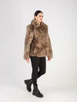 Дубленка зимняя шуба натуральная короткая