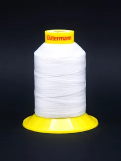 Нитки эластичные Guetermann MARAFLEX 120/1500, белый 001