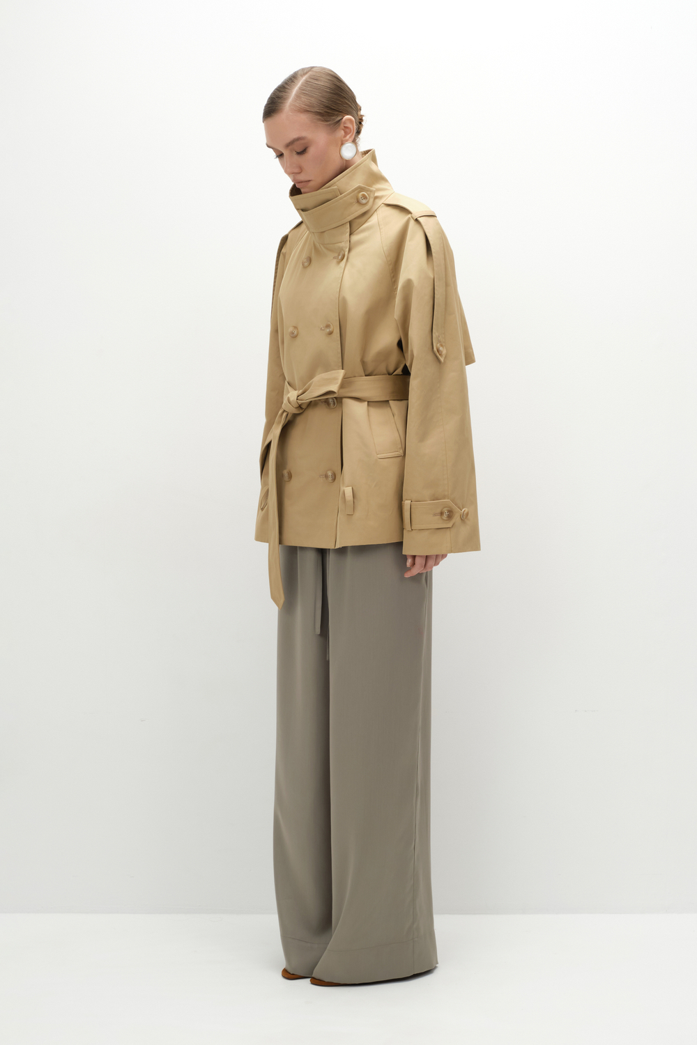 Тренч укороченный