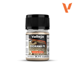 Средство для оформления подставок Vallejo серии Texture Arid Yellow 0.1-0.6 mm