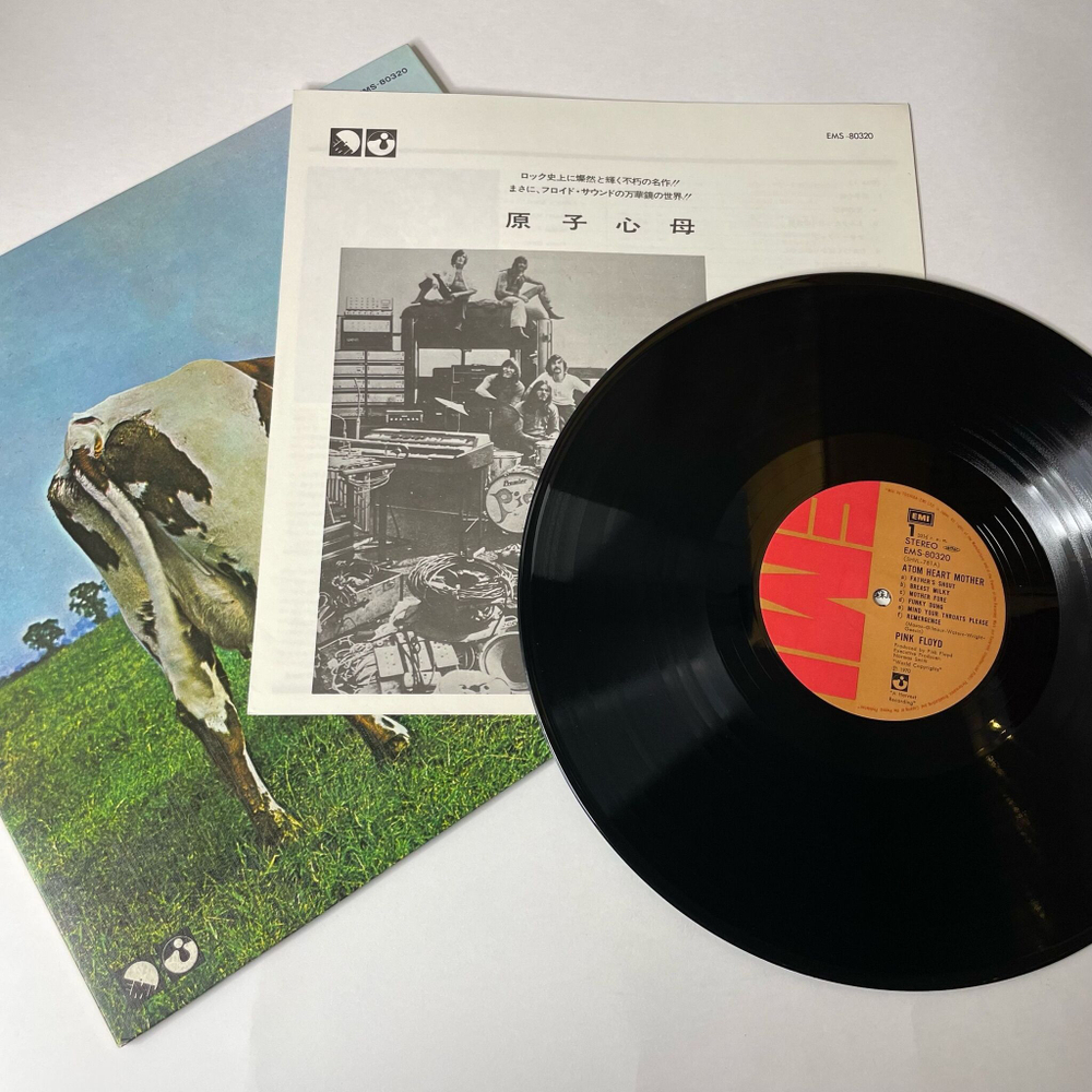 Винтажная виниловая пластинка LP Pink Floyd Atom Heart Mother (Japan 1974) (No Obi) Breast Milky