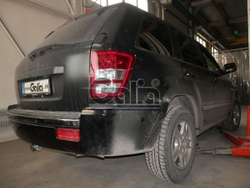 Фаркоп оцинкованный Galia J006C для Jeep Grand Cherokee WK 2005-2010, Jeep Commander 2006-2010(паспорт и сертификат в комплекте)(без электрики)