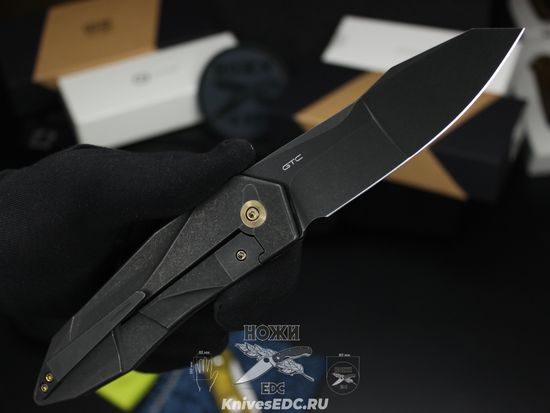 Нож складной WE Knife Solid WE22028-1 сталь клинка CPM-20CV, рукоять титан