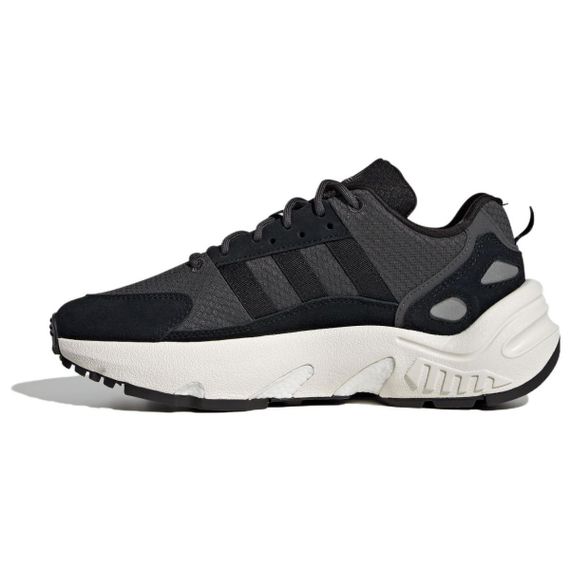 Кроссовки adidas originals ZX 22 Boost Бежевые кроссовки Низки черно-серого цвета Унисекс