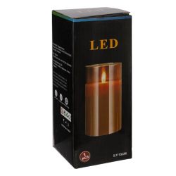 GAEM Изделие декоративное "Свеча" (подсветка, 1xCR2032 н/п), L5,5 W5,5 H15 см