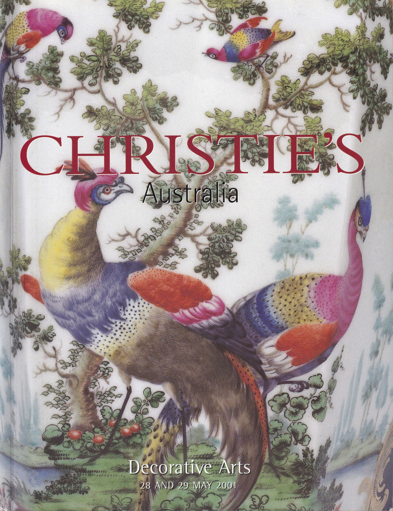 Каталог аукциона Christie's, Австралия, Декоративно-прикладное искусство от 28-29 мая 2001 года