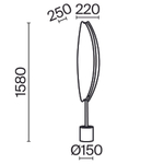 Напольный светильник (торшер) Maytoni MOD281FL-L33BS3K