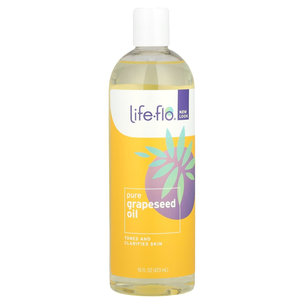 Life-flo, чистое масло из виноградных косточек, уход за кожей, 473 мл (16 жидк. унций)