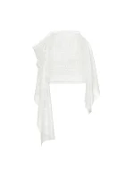 Юбка кроше, Белый