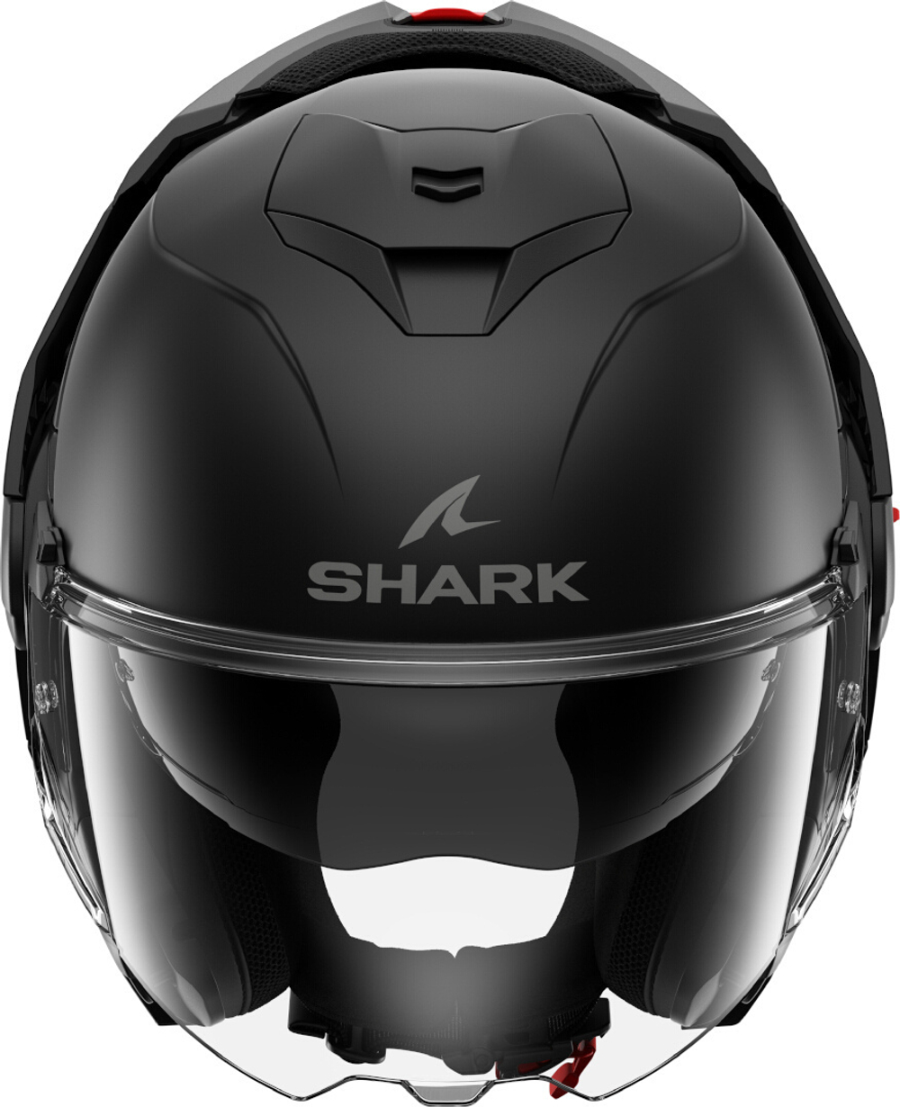 флип-бэк SHARK OXO Blank Mat Black