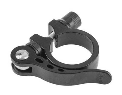 Хомут подседельного штыря с эксцентриком, 31,8 мм (чёрный)