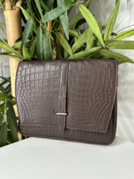 Сумка через плечо из кожи крокодила Hermes