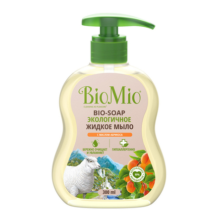Жидкое мыло BioMio Bio-Soap Абрикос, 300 мл