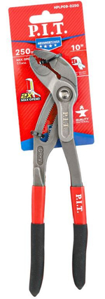 Клещи переставные ADVANCE HPLP09-0250  (250мм, V-образные губки, зев 55мм, CR-V, 24 позиций) P.I.T.