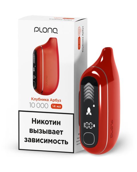 Купить Одноразовый Pod Plonq MAX PRO 10000 - Клубника Арбуз (10000 затяжек)
