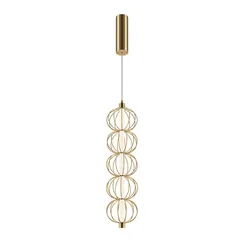 Подвесной светильник Золотая клетка / Golden Cage 3000К 17Вт Maytoni mod216pl-l10g3k
