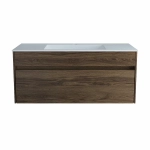 Тумба с раковиной Vincea Chiara 100 VMC-2C100CO/VCB-13100W тёмный дуб/раковина белая