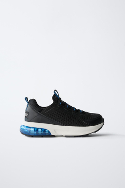 ZARA КРОССОВКИ С ВОЗДУШНОЙ ПОДУШКОЙ, ЧЕРНЫЙ