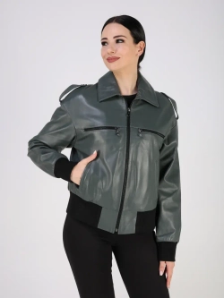 Кожаная куртка демисезонная