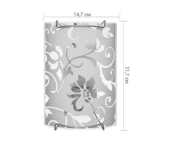 Декор ПК Настенный светильник, E27, 60 Вт