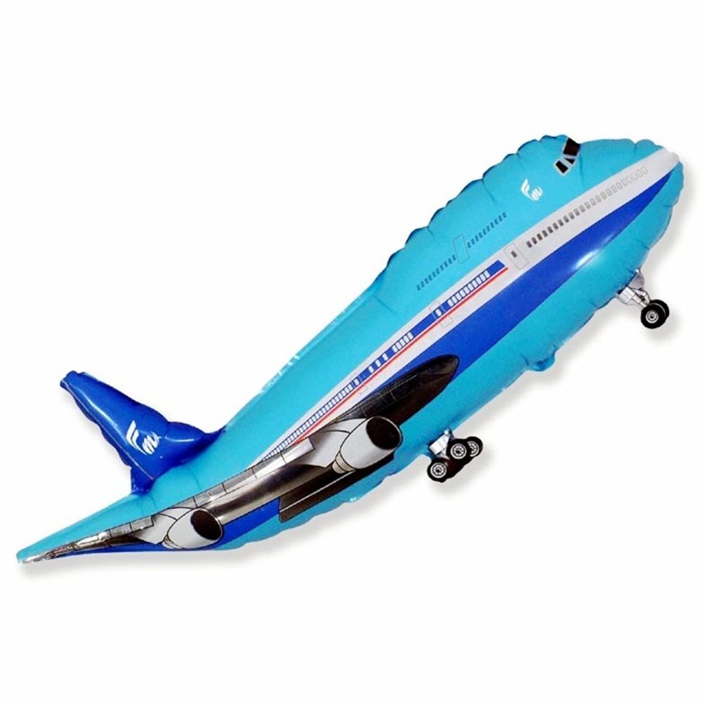 Мини Фигура Flexmetal Самолёт, синий #902661A