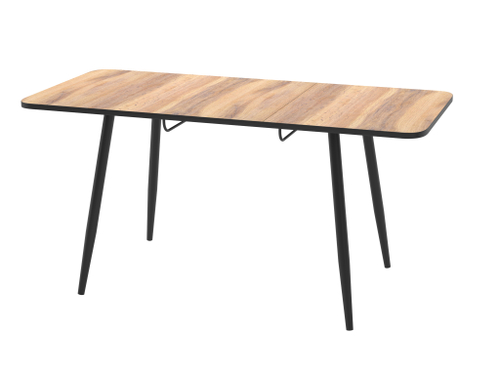 Стол Турин раздвижной В1, пластик Дуб Вотан / Черный