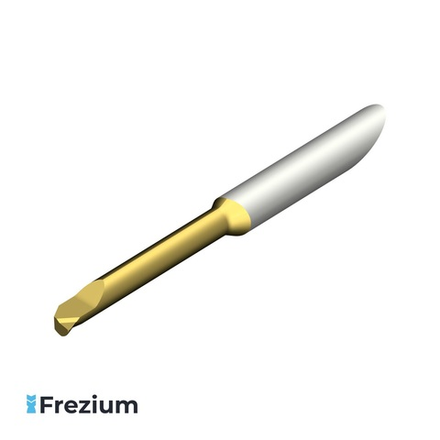 Мини-резец твердосплавный по металлу "Sandvik Coromant" (D4 мм; L20 мм; CXS-04T098-15-3220R 1025)