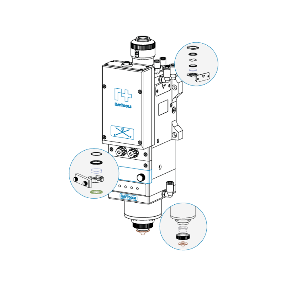 Универсальная лазерная режущая головка BS12K 12 кВт