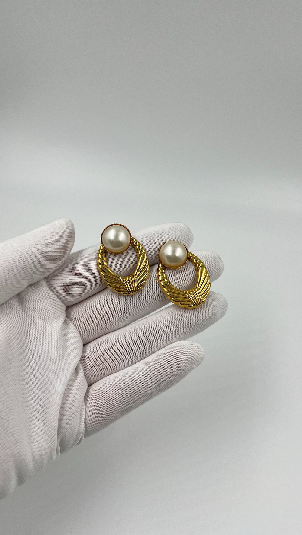 Серьги жемчужные