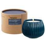 Свеча ароматическая spicy snowflakes из коллекции edge, синий, 30 ч