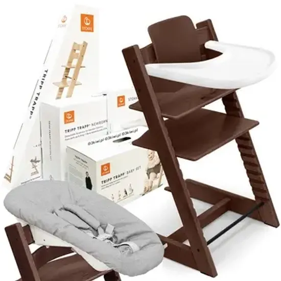 Стульчик для кормления STOKKE Tripp Trapp комплект 4 в 1 (Warm Brown)
