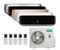 Мульти сплит-система Hisense 5 x AMS-09UW4RVETG00(C,S,B) / AMW5-42U4RTA
