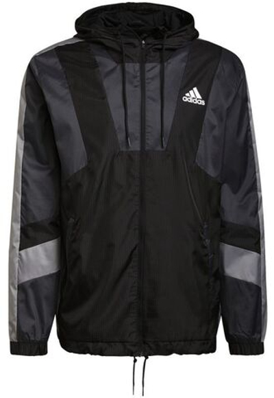 Мужская теннисная кофта Adidas Team BT Jacket M - black/dgh solid grey/white