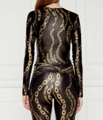 Боди Versace Jeans Couture - черный(77HAM2A1JS417)