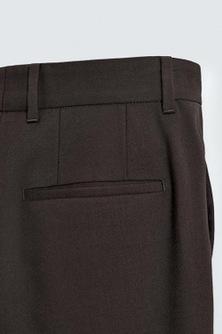 ZARA HARRY LAMBERT X DISNEY БРЮКИ КЛЕШ, КОРИЧНЕВЫЙ