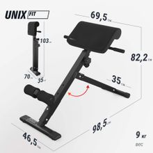 Гиперэкстензия UNIX Fit R-Chair 130G