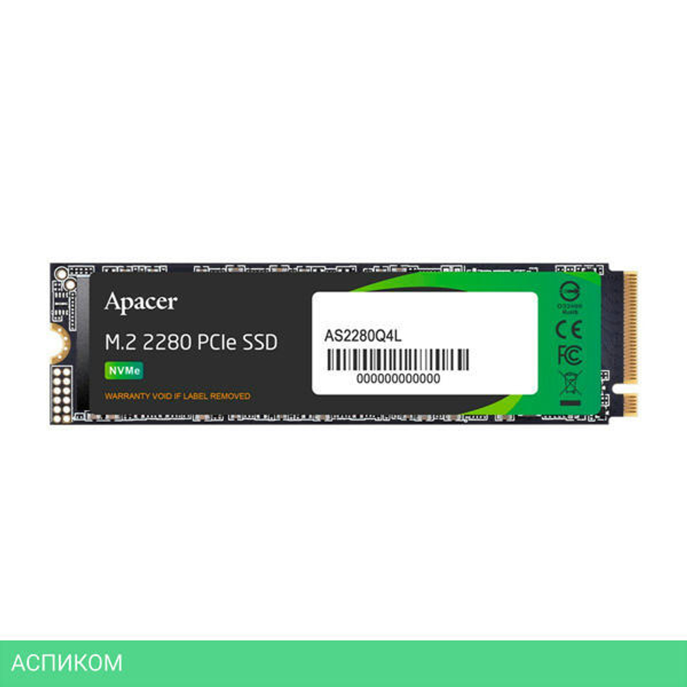 SSD диск Apacer 256GB (AP256GAS2280Q4L-1)
