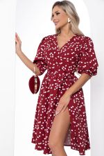 Платье "Любовь" (бордо) П8756 LT Collection (Акция)