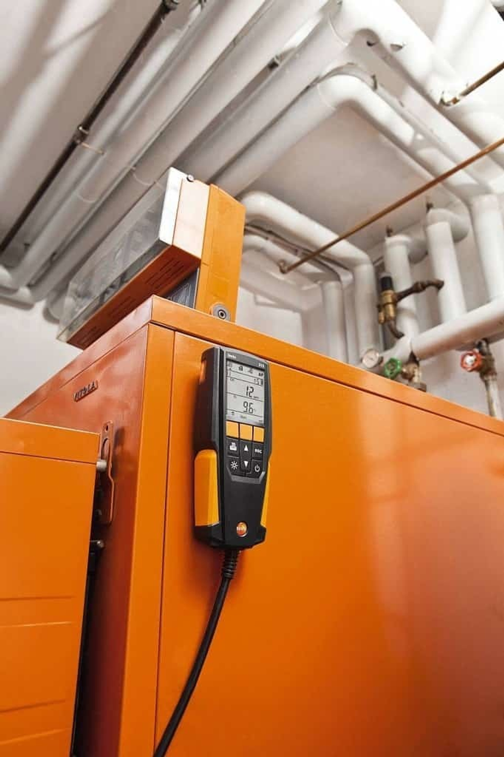 Анализатор дымовых газов testo 310 в комплекте с несъемным зондом отбора пробы L = 180 мм, Описание газоанализатора testo 310 (арт: 0563 3100)