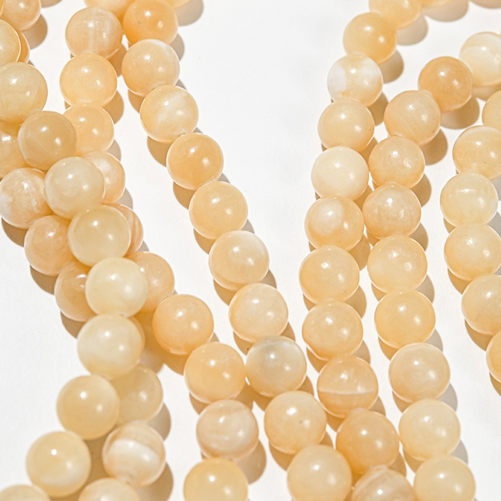 Желтый кальцит, 10,5мм, шар