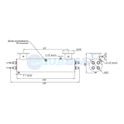УФУ.100.УЗ Излучатель ультрафиолетовый УФУ-100 с ультразвуком