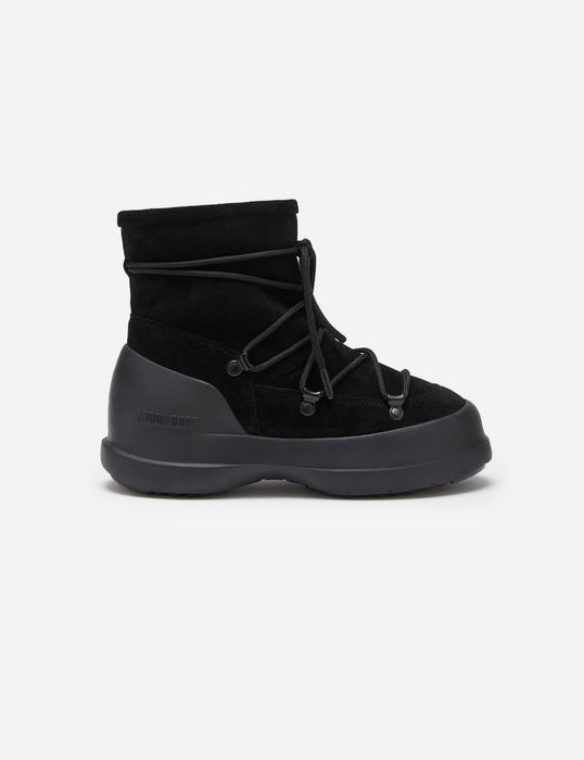 Moon Boot Hazelnut Shearling Luna Boots 